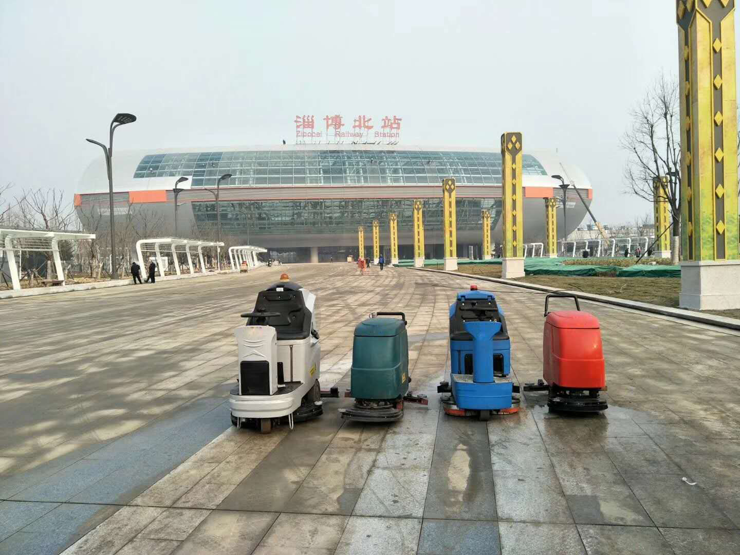 淄博北站洗地机客户案例